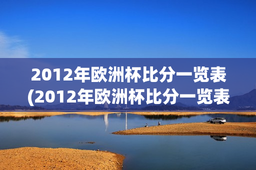 2012年欧洲杯比分一览表(2012年欧洲杯比分一览表)